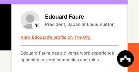 edouard faure louis vuitton|Edouard Faure posted on LinkedIn.